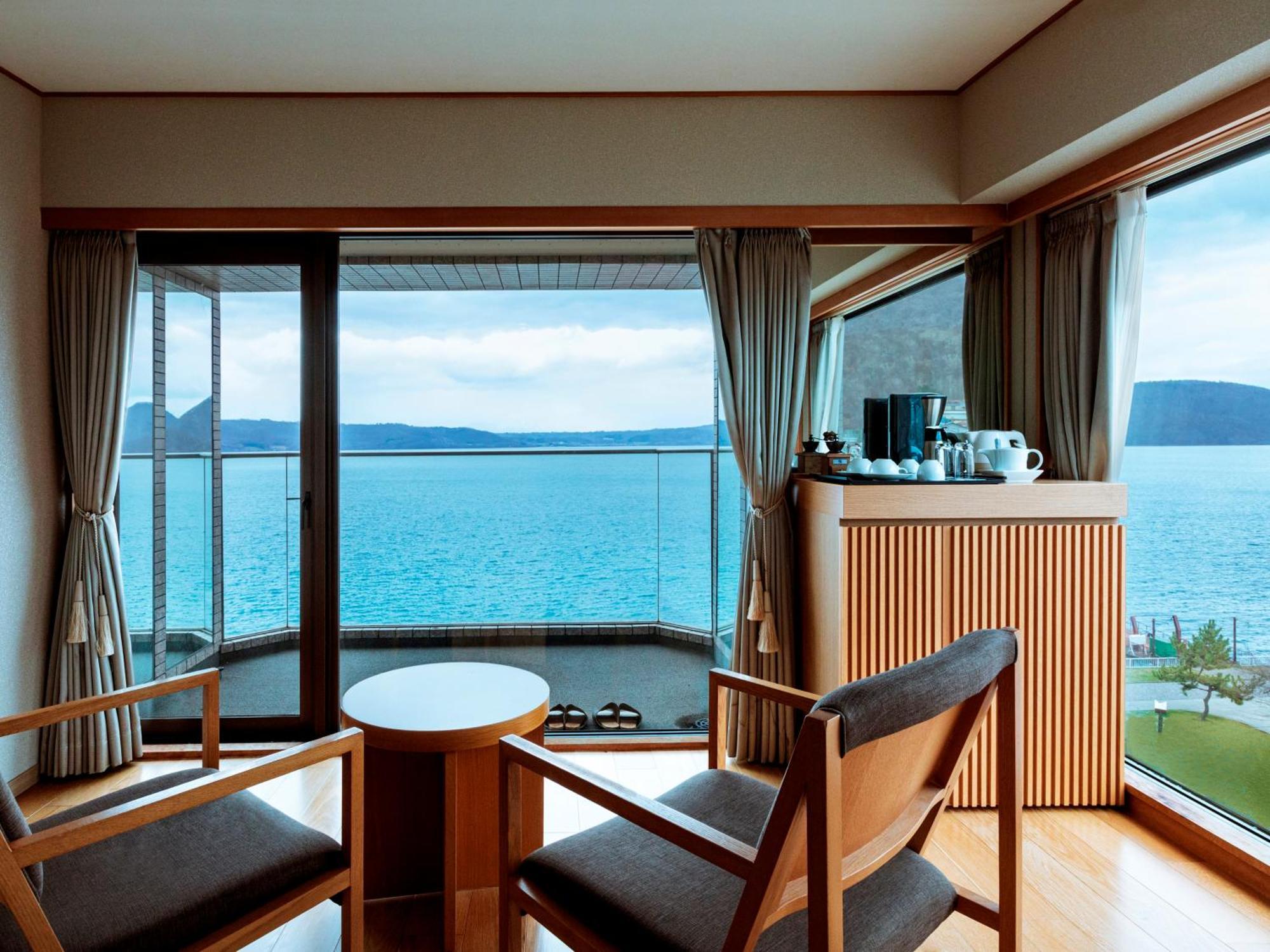 The Lake View Toya Nonokaze Resort Toyako Kültér fotó